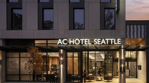 Exterior of the AC Hotel Downtown Seattle
